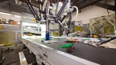 recycling robot amp metal separator
