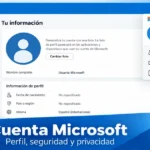 Cuenta Microsoft: seguridad, contraseña y dispositivos