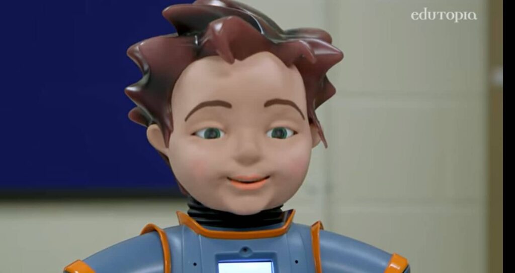 Milo robot que ayuda a niños autistas