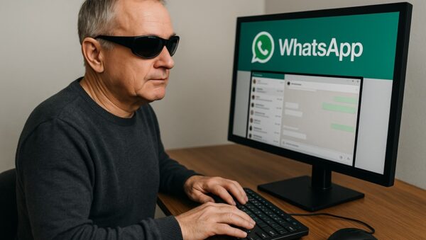 whatsapp para ciegos